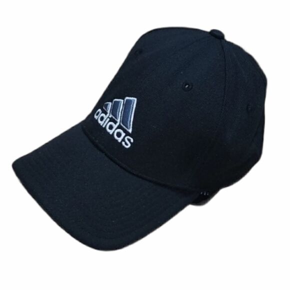 ADIDASāBLACKāFITTEDĀ CLIMALITEāBASEBALLāHAT - Picture 1 of 5